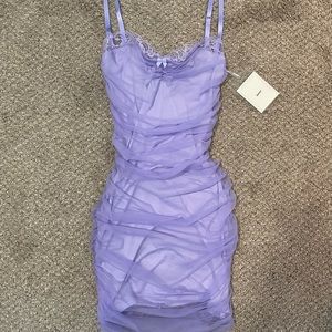 daisy tv purple dress
